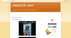 Desktop Screenshot of jokeslol.com